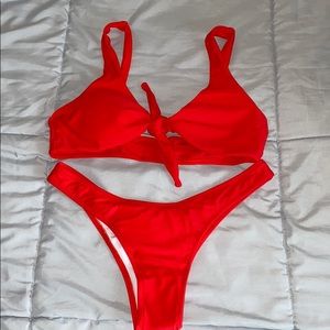 SHEIN Red Bikini